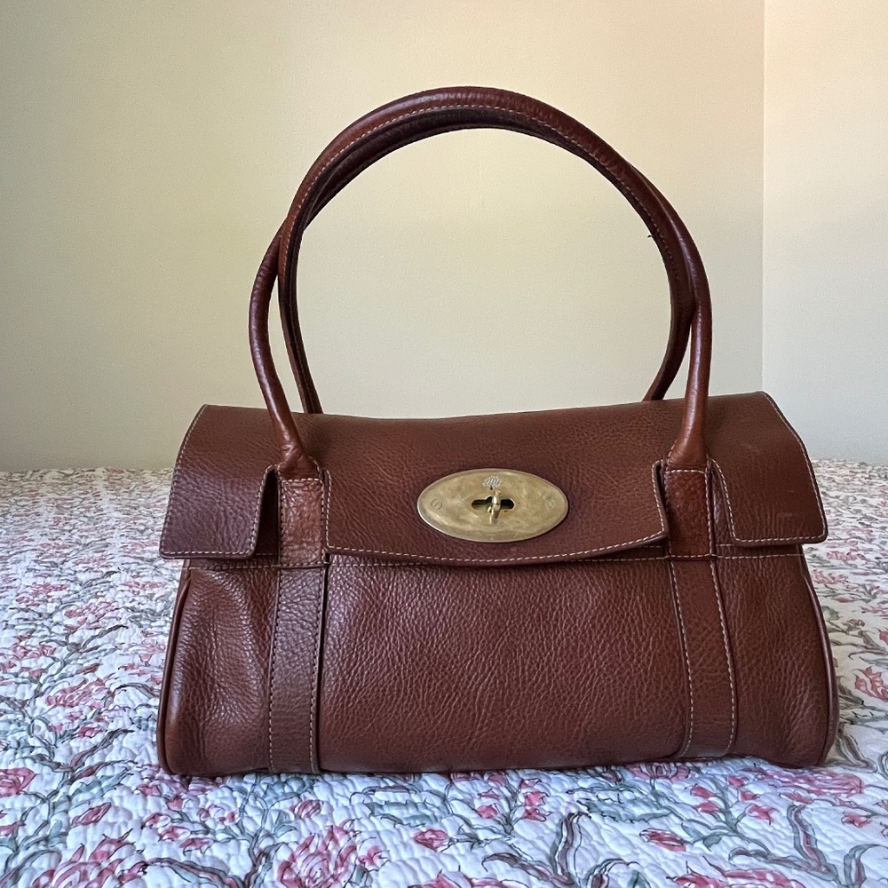 Mulberry Brown Leather Shoulder Bag